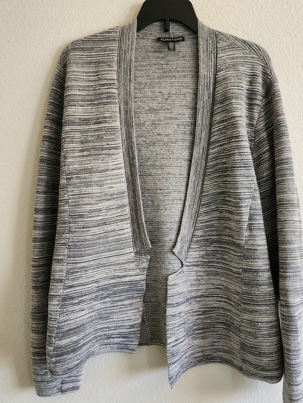 Eileen Fisher Tencel & Organic Cotton Marled Cardigan